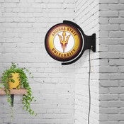 Arizona State Sun Devils: Original Round Rotating Lighted Wall Sign, NCAZST-115-01