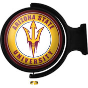 Arizona State Sun Devils: Original Round Rotating Lighted Wall Sign, NCAZST-115-01