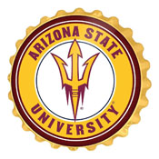 Arizona State Sun Devils: Bottle Cap Wall Sign, FNB-NCAZST-210-01A