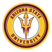 Arizona State Sun Devils: Modern Disc Wall Sign, NCAZST-230-01