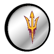 Arizona State Sun Devils: Modern Disc Mirrored Wall Sign, NCAZST-235-01