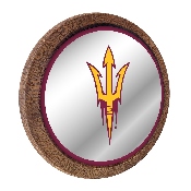 Arizona State Sun Devils: Mirrored Barrel Top Mirrored Wall Sign, FNB-NCAZST-245-01A