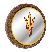Arizona State Sun Devils: Mirrored Barrel Top Mirrored Wall Sign, FNB-NCAZST-245-01A