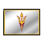 Arizona State Sun Devils: Framed Mirrored Wall Sign, FNB-NCAZST-265-01A