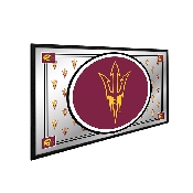 Arizona State Sun Devils: Team Spirit - Framed Mirrored Wall Sign, FNB-NCAZST-265-02A