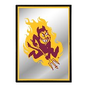 Arizona State Sun Devils: Mascot - Framed Mirrored Wall Sign, FNB-NCAZST-275-01A
