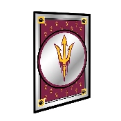 Arizona State Sun Devils: Team Spirit, Logo - Framed Mirrored Wall Sign, NCAZST-275-02