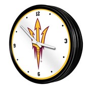 Arizona State Sun Devils: Retro Lighted Wall Clock, NCAZST-550-01