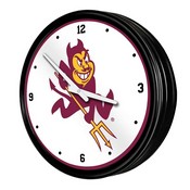 Arizona State Sun Devils: Sparky - Retro Lighted Wall Clock, NCAZST-550-02