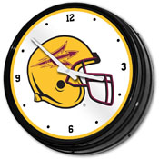 Arizona State Sun Devils: Sparky - Retro Lighted Wall Clock, NCAZST-550-03, NCAZST-550-03