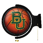 Baylor Bears: Basketball - Original Round Rotating Lighted Wall Sign, NCBAYL-115-11