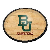 Baylor Bears: Hardwood - Oval Slimline Lighted Wall Sign, NCBAYL-140-12