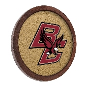 Boston College Eagles: "Faux" Barrel Framed Cork Board, FNB-NCBCEA-632-01A