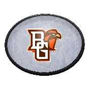 Bowling Green Falcons: Ice Rink - Oval Slimline Lighted Wall Sign, NCBGST-140-41