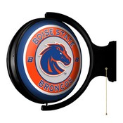 BSU - Boise State Broncos Rotating Illuminated Team Spirit Wall Sign-Round, FNB-NCBOIS-115