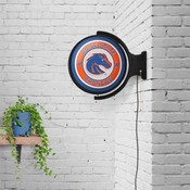 BSU - Boise State Broncos Rotating Illuminated Team Spirit Wall Sign-Round, FNB-NCBOIS-115
