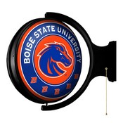 BSU - Boise State Broncos Rotating Illuminated Team Spirit Wall Sign-Round, FNB-NCBOIS-115