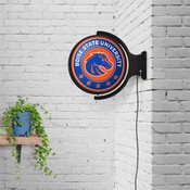 BSU - Boise State Broncos Rotating Illuminated Team Spirit Wall Sign-Round, FNB-NCBOIS-115