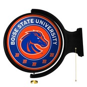 BSU - Boise State Broncos Rotating Illuminated Team Spirit Wall Sign-Round, FNB-NCBOIS-115