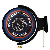 BSU - Boise State Broncos Rotating Illuminated Team Spirit Wall Sign-Round, FNB-NCBOIS-115