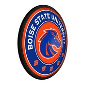 BSU - Boise State Broncos Slimline Illuminated Team Spirit Wall Sign-Round FNB-NCBOIS-130