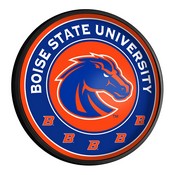 BSU - Boise State Broncos Slimline Illuminated Team Spirit Wall Sign-Round FNB-NCBOIS-130