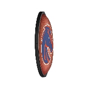 Boise State Broncos: Pigskin - Oval Slimline Lighted Wall Sign, NCBOIS-140-21