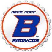 BSU - Boise State Broncos Team Spirit Bottle Cap Wall Sign FNB-NCBOIS-210
