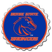 BSU - Boise State Broncos Team Spirit Bottle Cap Wall Sign FNB-NCBOIS-210