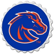 BSU - Boise State Broncos Team Spirit Bottle Cap Wall Sign FNB-NCBOIS-210