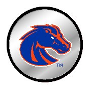 Boise State Broncos: Mascot - Modern Disc Mirrored Wall Sign, NCBOIS-235-01