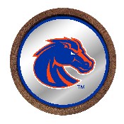 Boise State Broncos: Mascot - Mirrored Barrel Top Mirrored Wall Sign, FNB-NCBOIS-245-01A