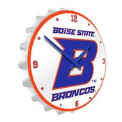 BSU - Boise State Broncos Team Spirit Bottle Cap Wall Clock, FNB-NCBOIS-540