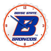 BSU - Boise State Broncos Team Spirit Bottle Cap Wall Clock, FNB-NCBOIS-540