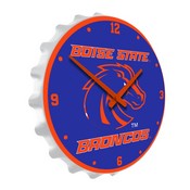 BSU - Boise State Broncos Team Spirit Bottle Cap Wall Clock, FNB-NCBOIS-540