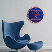 BSU - Boise State Broncos Team Spirit Bottle Cap Wall Clock, FNB-NCBOIS-540