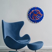 BSU - Boise State Broncos Team Spirit Bottle Cap Wall Clock, FNB-NCBOIS-540