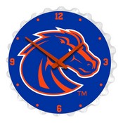 BSU - Boise State Broncos Team Spirit Bottle Cap Wall Clock, FNB-NCBOIS-540