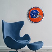BSU - Boise State Broncos Team Spirit Bottle Cap Wall Clock, FNB-NCBOIS-540