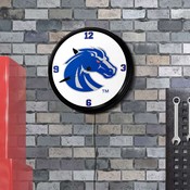 Boise State Broncos: Retro Lighted Wall Clock, FNB-NCBOIS-550-01A