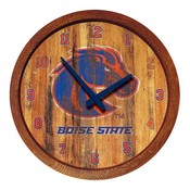 BSU - Boise State Broncos 20" Barrel Team Logo Wall Clock FNB-NCBOIS-560