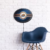 Bucknell Bisons: Oval Slimline Lighted Wall Sign, NCBUCK-140-01