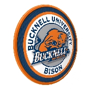 Bucknell Bisons: Modern Disc Wall Sign, FNB-NCBUCK-230-01A
