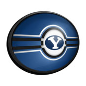BYU Cougars: Oval Slimline Lighted Wall Sign, NCBYUC-140-01