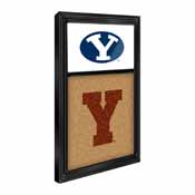 Brigham Young University Cougars: Dual Ys - Cork Note Board, NCBYUC-640-04