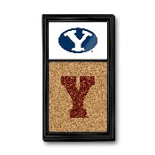 Brigham Young University Cougars: Dual Ys - Cork Note Board, NCBYUC-640-04