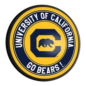 Cal Berkeley Golden Bears Slimline Illuminated Team Spirit Wall Sign-Round, FNB-NCCALB-130
