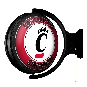 Cincinnati Bearcats: Original Round Rotating Lighted Wall Sign, NCCINC-115-01