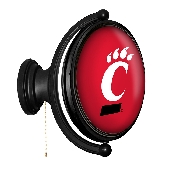 Cincinnati Bearcats: Original Oval Rotating Lighted Wall Sign, FNB-NCCINC-125-01A