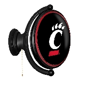 Cincinnati Bearcats: Original Oval Rotating Lighted Wall Sign, FNB-NCCINC-125-01A